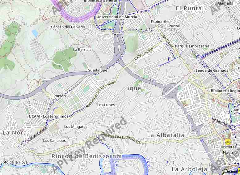 Mapa del código postal