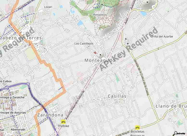 Mapa del código postal