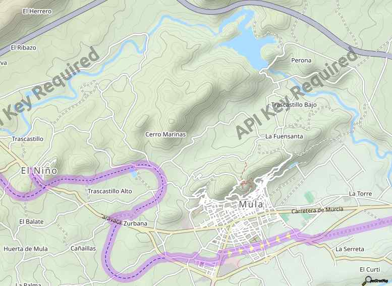 Mapa del código postal
