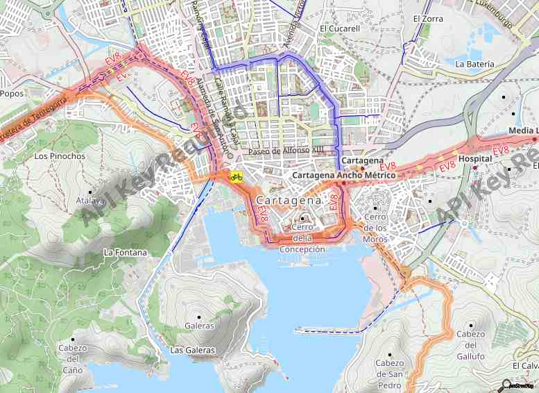 Mapa del código postal