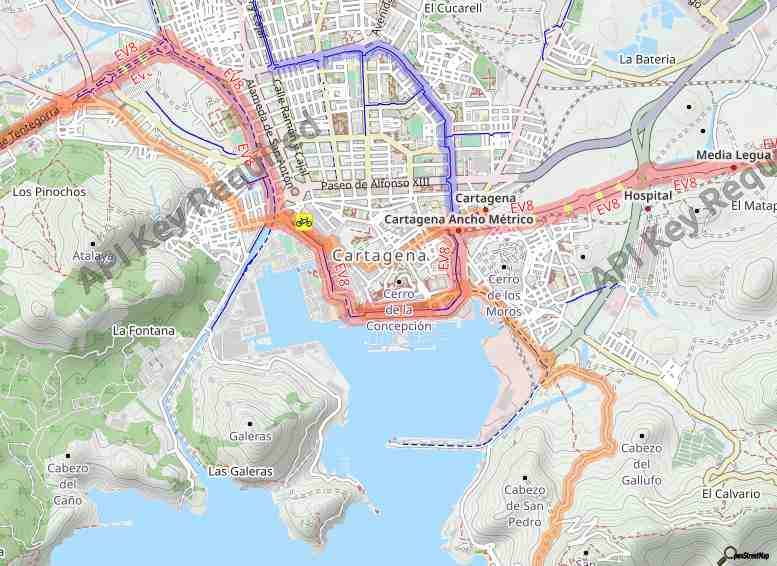 Mapa del código postal