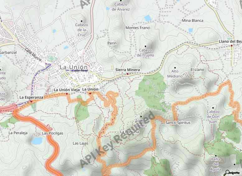 Mapa del código postal