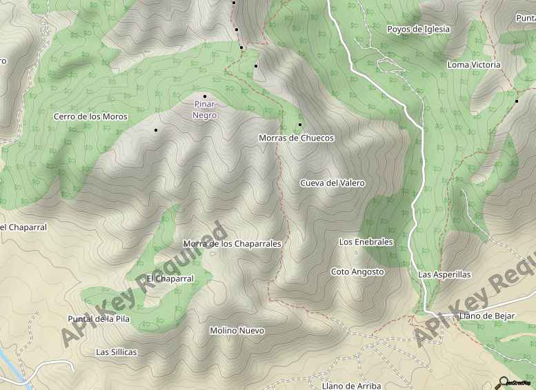 Mapa del código postal