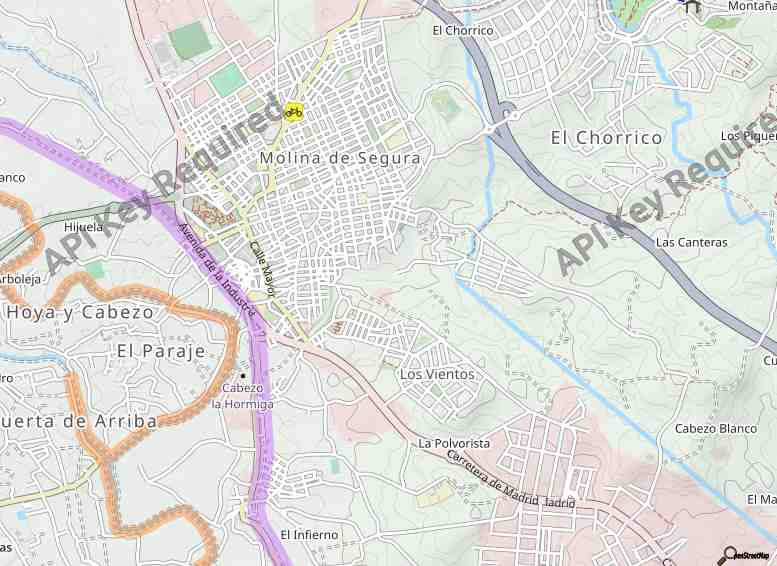 Mapa del código postal