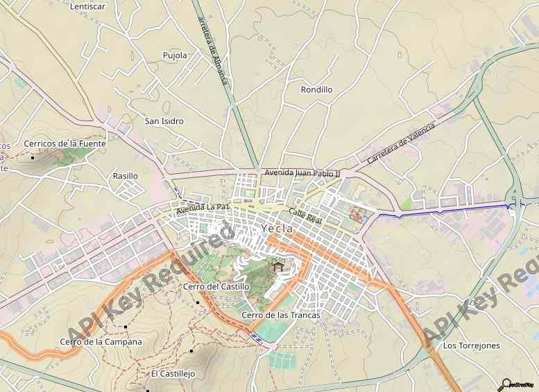 Mapa del código postal