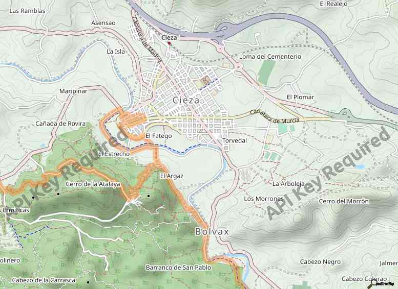 Mapa del código postal