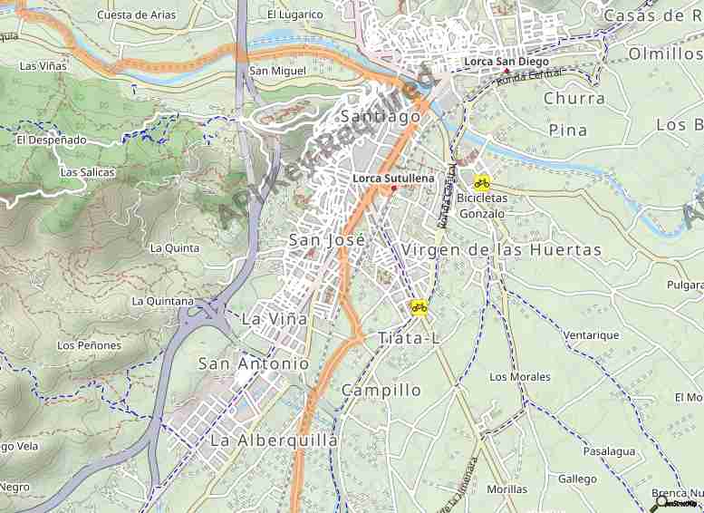 Mapa del código postal