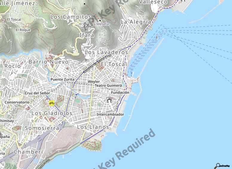 Mapa del código postal
