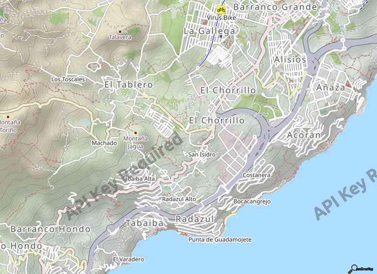 Mapa del código postal