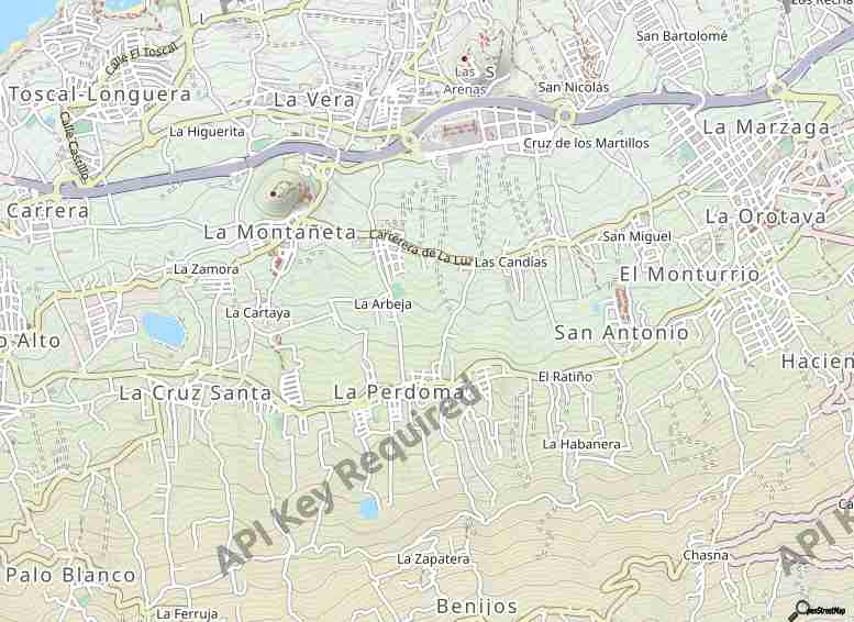 Mapa del código postal