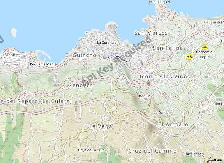 Mapa del código postal