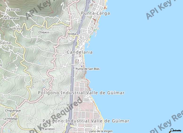 Mapa del código postal